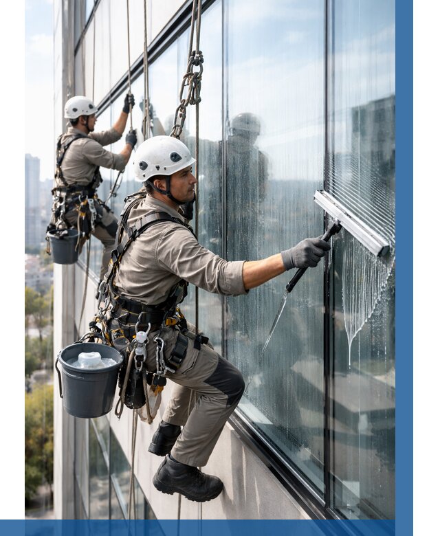 Мойка окон альпинистами в Кулебаках от 4638 р. | ВЫСОТНИК-Клб