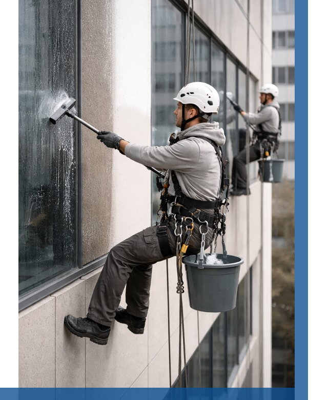 Мойка фасадов зданий в Кулебаках под ключ от 361 р. | ВЫСОТНИК-Клб