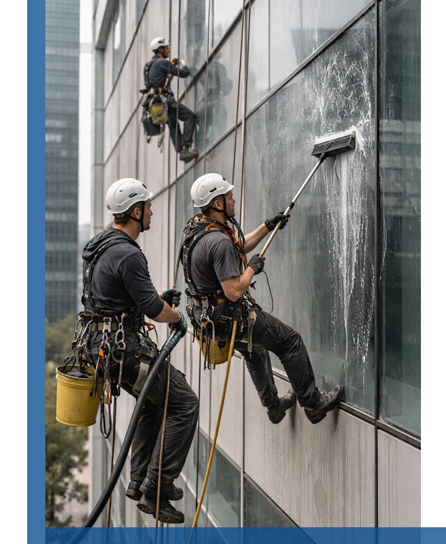 Профессиональная высотная мойка фасадов зданий в Кулебаках