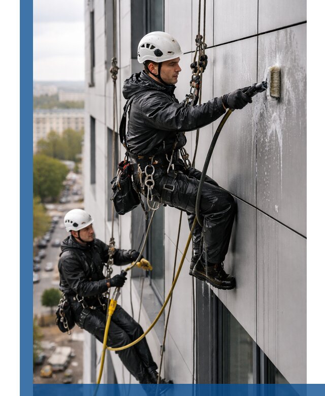 Профессиональная мойка фасада из композита в Кулебаках