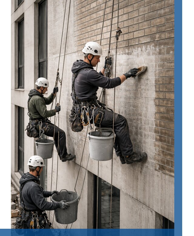 Удаление высолов с фасада в Кулебаках от 258 р. | ВЫСОТНИК-Клб