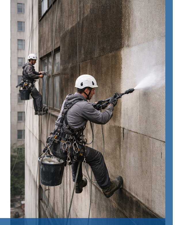 Очистка фасада от копоти в Кулебаках от 258 р. | ВЫСОТНИК-Клб