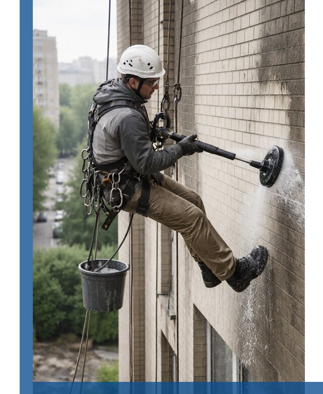 Очистка фасада от копоти в Кулебаках профессионально и безопасно