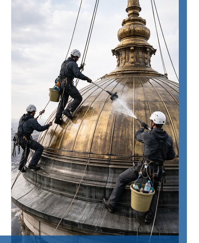 Мойка куполов и шпилей в Кулебаках от 8245 р. - заказать | ВЫСОТНИК-Клб