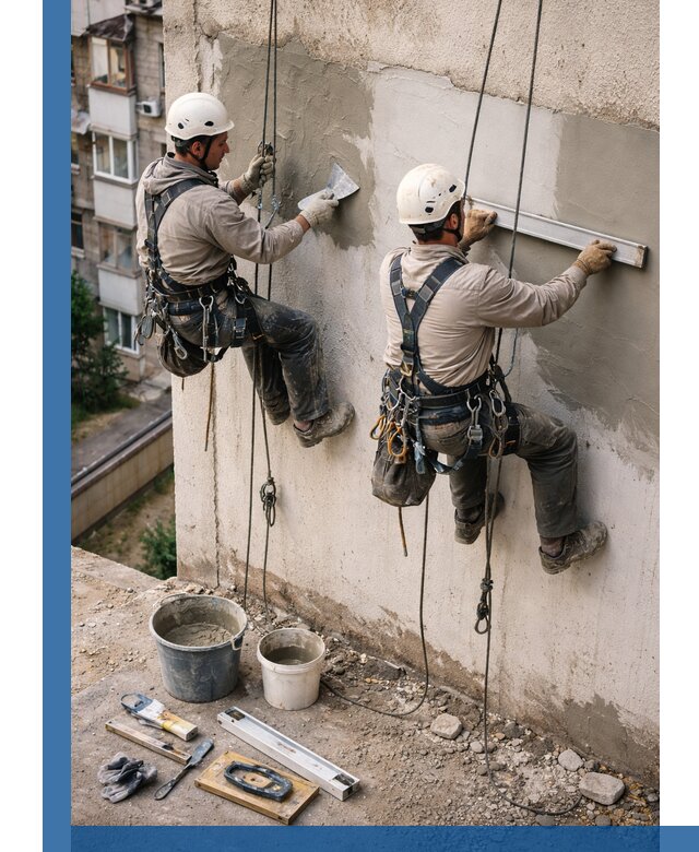 Комплексный ремонт штукатурного фасада с гарантией в Кулебаках