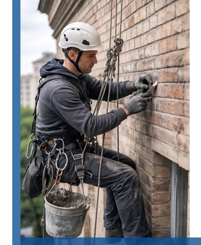 Качественный ремонт кирпичной кладки фасада в Кулебаках с гарантией