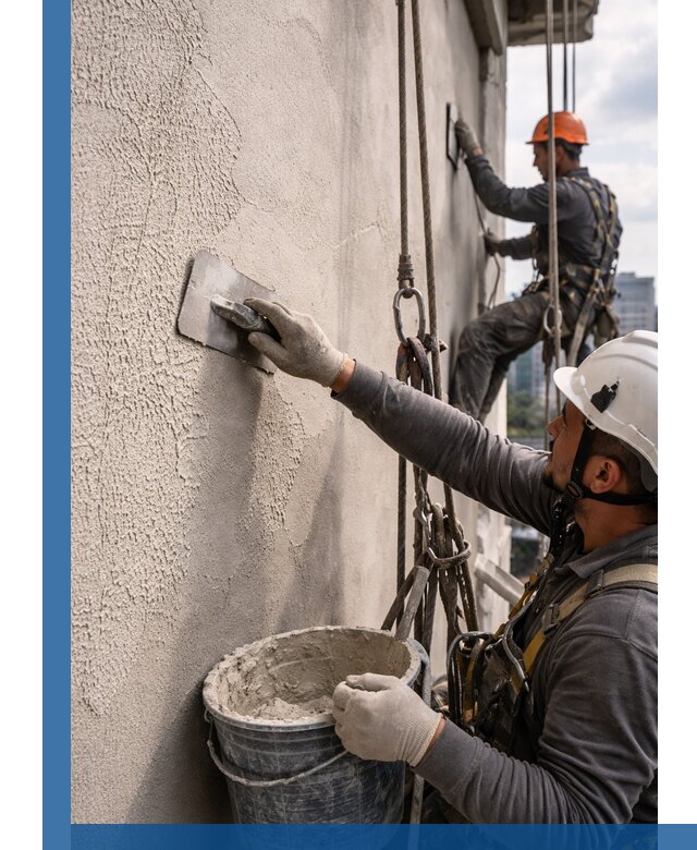 Декоративная штукатурка фасада с утеплением и защитой в Кулебаках