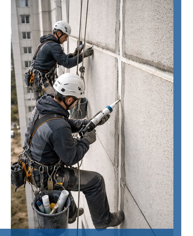 Герметизация межпанельных швов в Кулебаках от 721 р. | ВЫСОТНИК-Клб