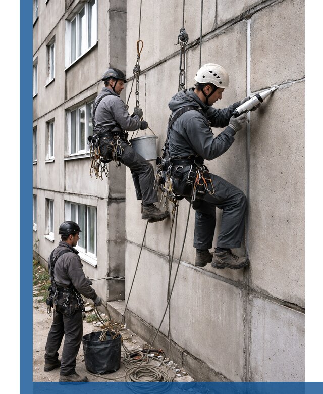 Герметизация межпанельных швов в Кулебаках с гарантией герметичности