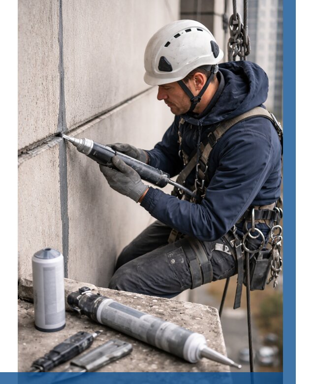 Вторичная герметизация швов в Кулебаках от 464 р. | ВЫСОТНИК-Клб