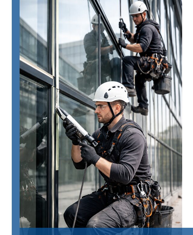 Герметизация витражных швов в Кулебаках для зданий и фасадов