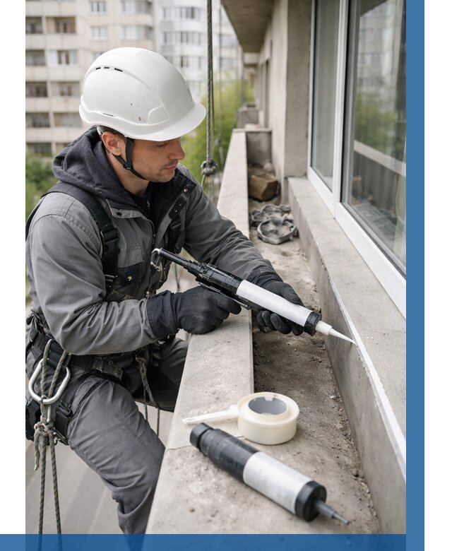 Герметизация швов лоджии в Кулебаках от 4638 р. | ВЫСОТНИК-Клб