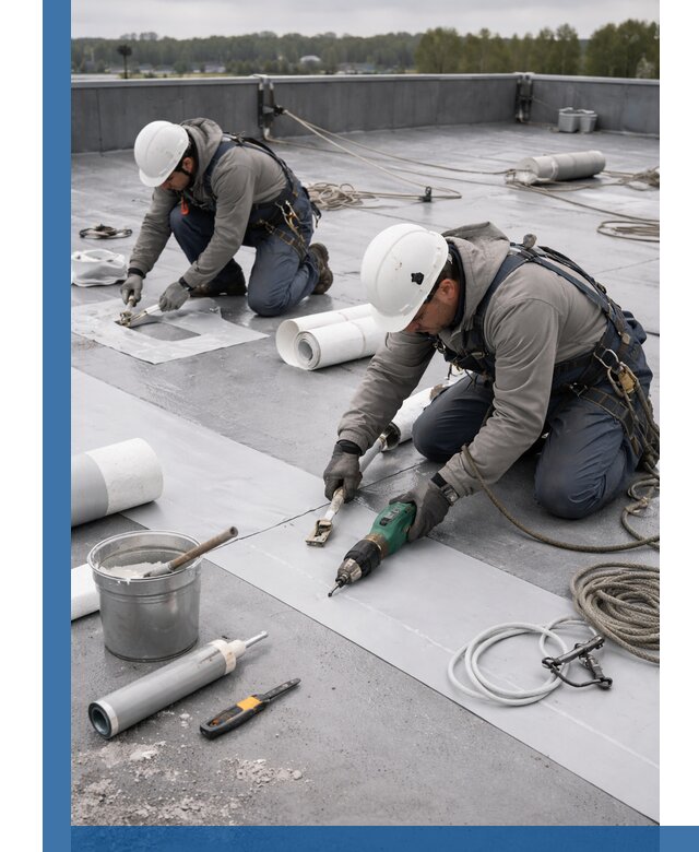 Ремонт мембранной кровли в Кулебаках качественно и с гарантией