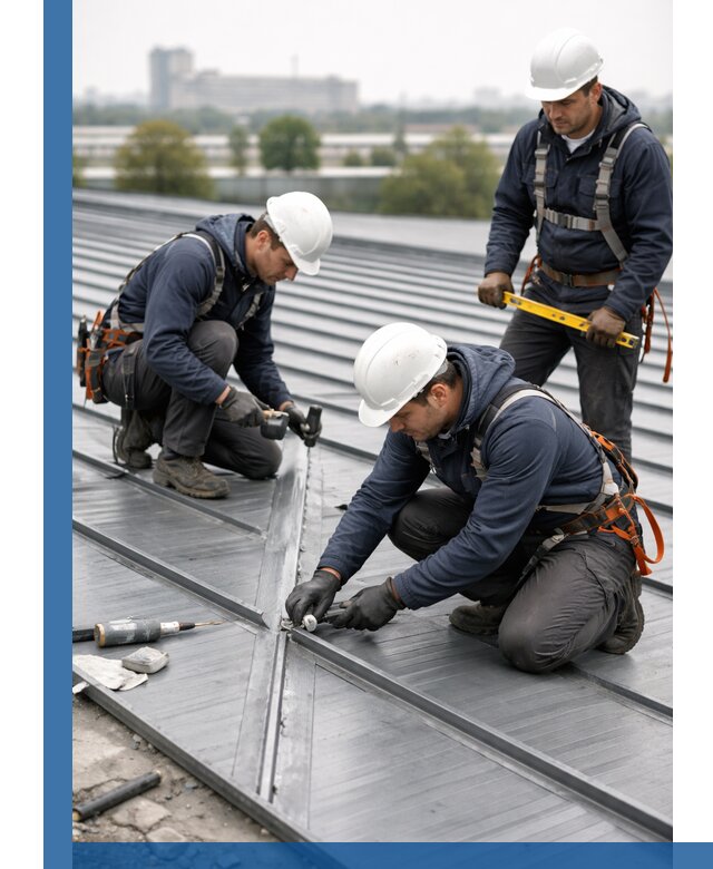 Ремонт фальцевой кровли в Кулебаках срочно и качественно