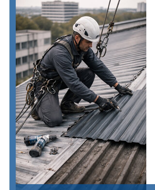 Ремонт профнастила на кровле в Кулебаках, работы под ключ