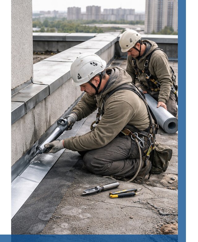 Ремонт кровельных примыканий в Кулебаках от 1237 р. | ВЫСОТНИК-Клб