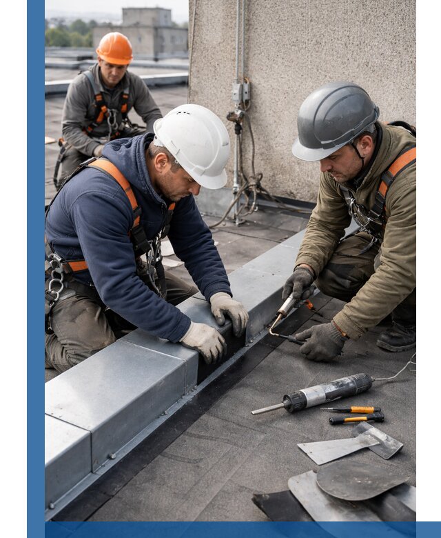 Ремонт кровельных примыканий в Кулебаках профессионально