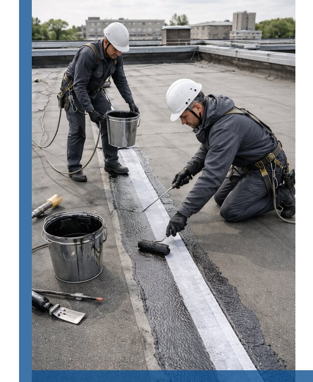 Гидроизоляция кровли мастикой в Кулебаках надежная защита