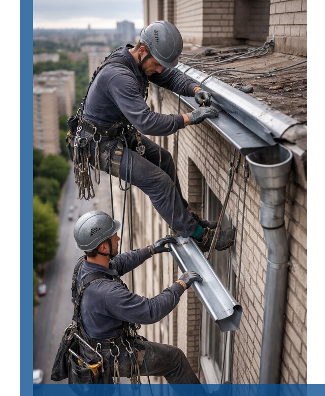 Ремонт водосточных желобов в Кулебаках, быстро и качественно