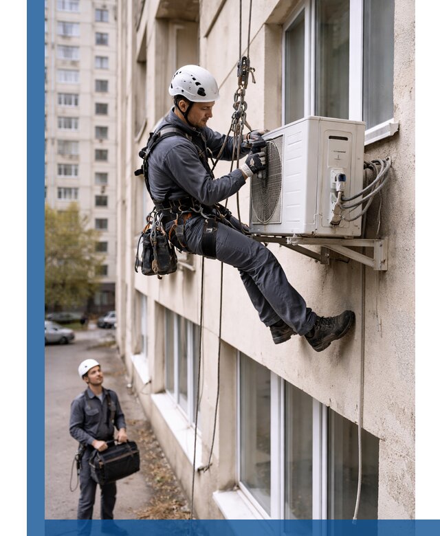 Демонтаж внешнего блока кондиционера в Кулебаках профессионально