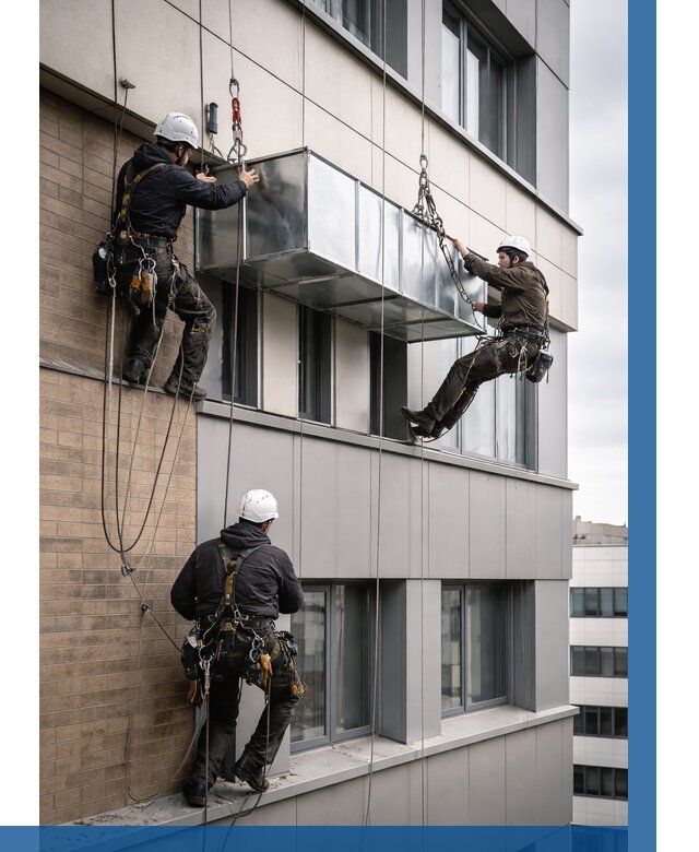 Монтаж воздуховодов на фасаде в Кулебаках от 1546 р. | ВЫСОТНИК-Клб