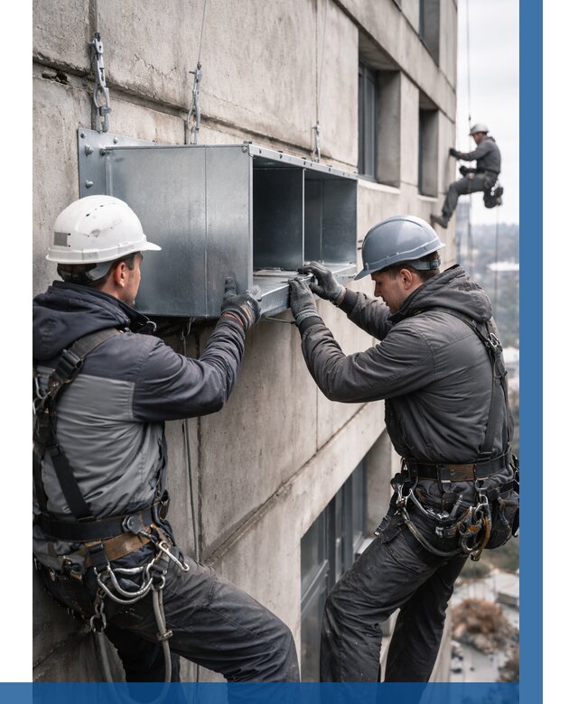 Монтаж вентиляционных коробов в Кулебаках от 3092 р. | ВЫСОТНИК-Клб