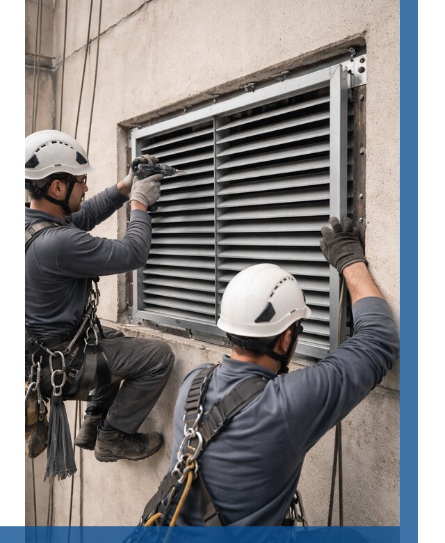 Монтаж вентиляционных решеток в Кулебаках от 4638 р. | ВЫСОТНИК-Клб