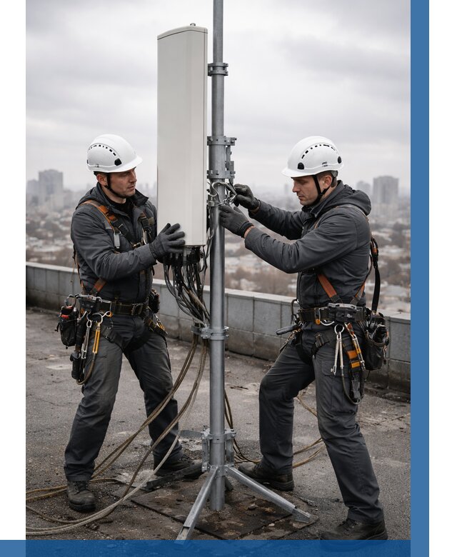 Монтаж антенн связи на крыше в Кулебаках от 8760 р. | ВЫСОТНИК-Клб