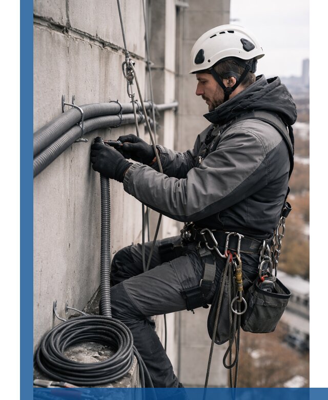 Профессиональный монтаж гофры для кабеля в Кулебаках с гарантией