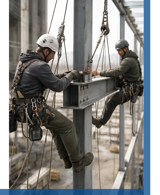 Монтаж металлоконструкций на высоте в Кулебаках от 3607 р. | ВЫСОТНИК-Клб