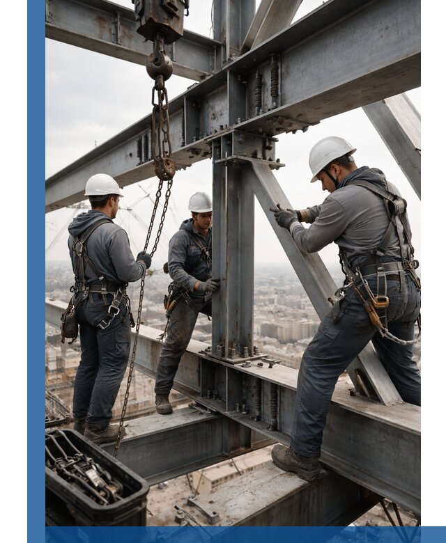 Профессиональный монтаж металлоконструкций на высоте в Кулебаках