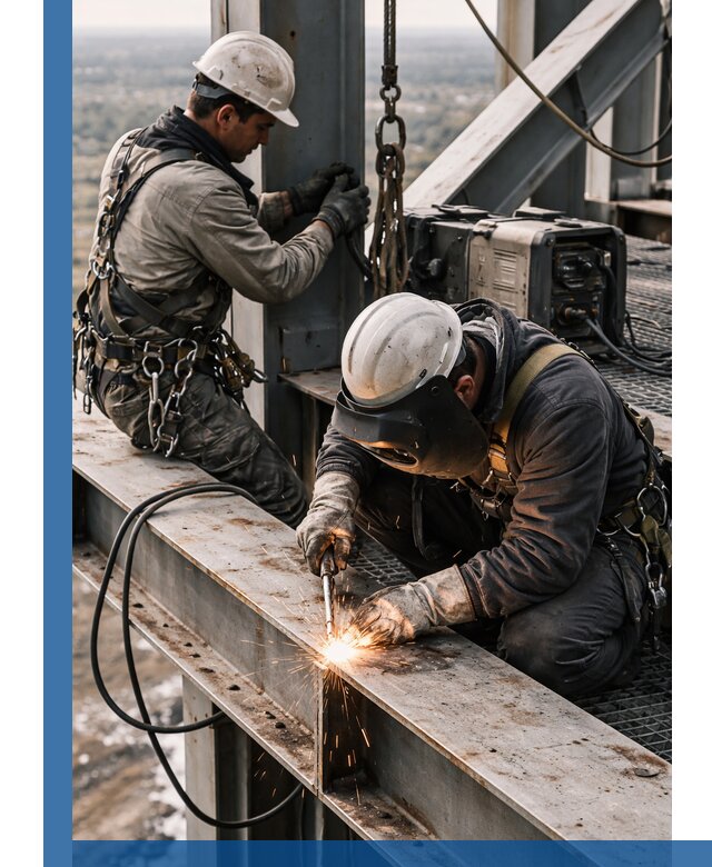 Высотные сварочные работы в Кулебаках для промышленных объектов