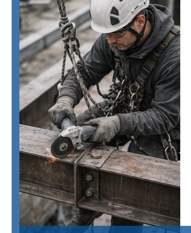 Резка металла на высоте в Кулебаках для зданий и конструкций