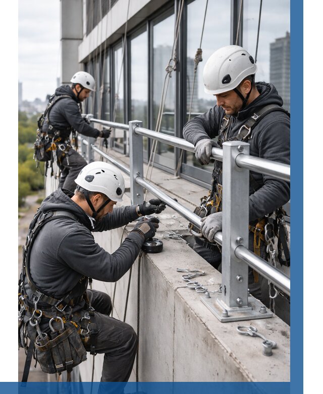 Монтаж ограждений на высоте в Кулебаках, от 1237 р. | ВЫСОТНИК-Клб