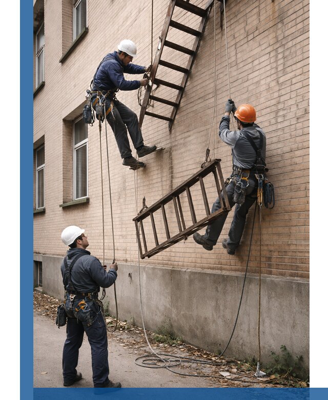 Демонтаж пожарной лестницы в Кулебаках быстро и безопасно
