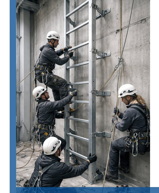 Монтаж металлических лестниц в Кулебаках под ключ со гарантией