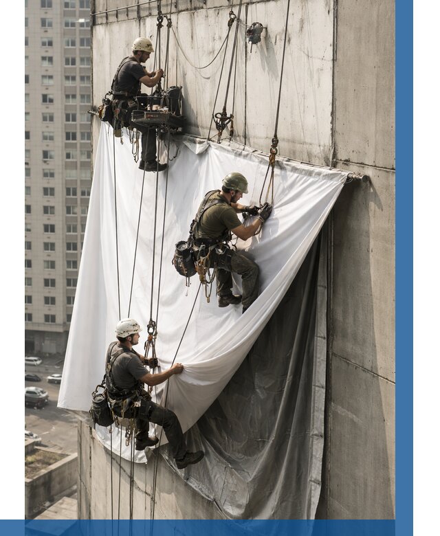 Замена баннерного полотна в Кулебаках от 6699 р. | ВЫСОТНИК-Клб—заказать