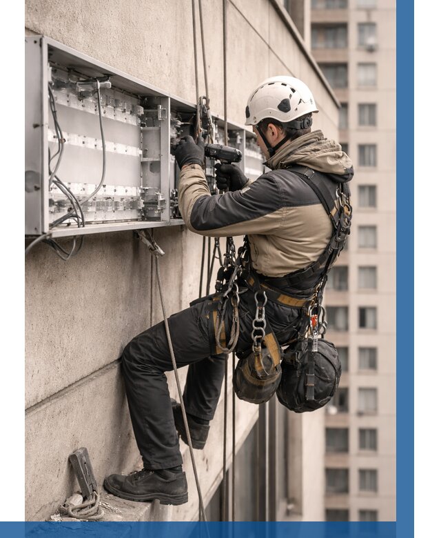 Ремонт вывески на высоте в Кулебаках от 4638 р. | ВЫСОТНИК-Клб