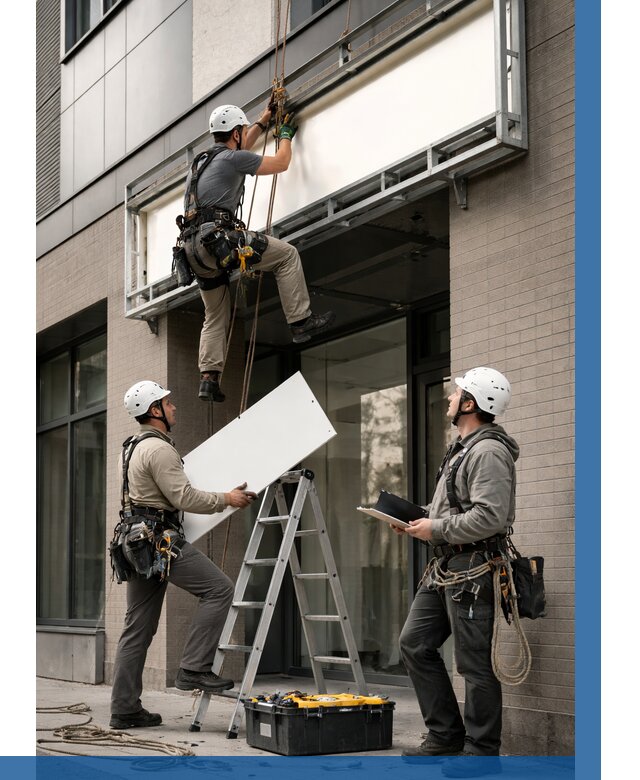 Монтаж светового короба в Кулебаках от 6699 р. | ВЫСОТНИК-Клб