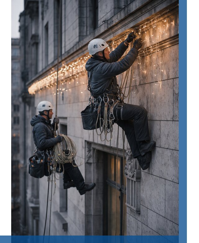 Монтаж новогодней иллюминации в Кулебаках от 8760 р. | ВЫСОТНИК-Клб