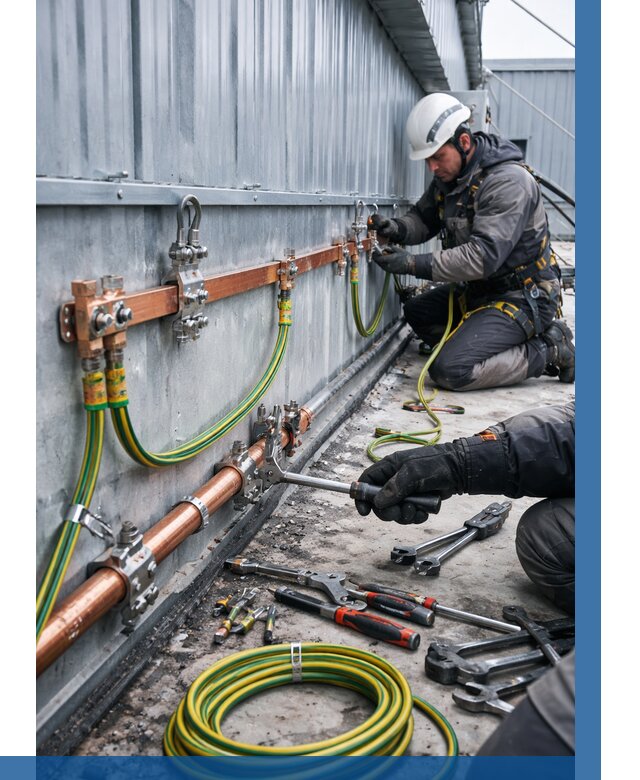 Монтаж заземления здания в Кулебаках от 25765 р. | ВЫСОТНИК-Клб