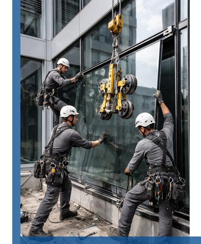 Структурное остекление фасадов в Кулебаках монтаж и обслуживание