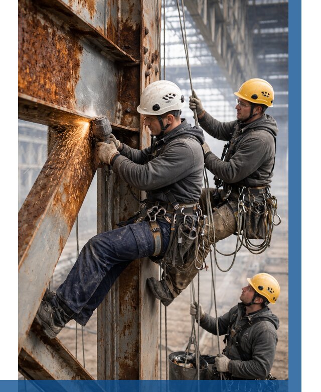 Зачистка металла от ржавчины в Кулебаках от 361 р. | ВЫСОТНИК-Клб