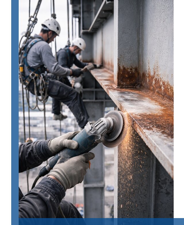 Зачистка металла от ржавчины и подготовка поверхностей в Кулебаках