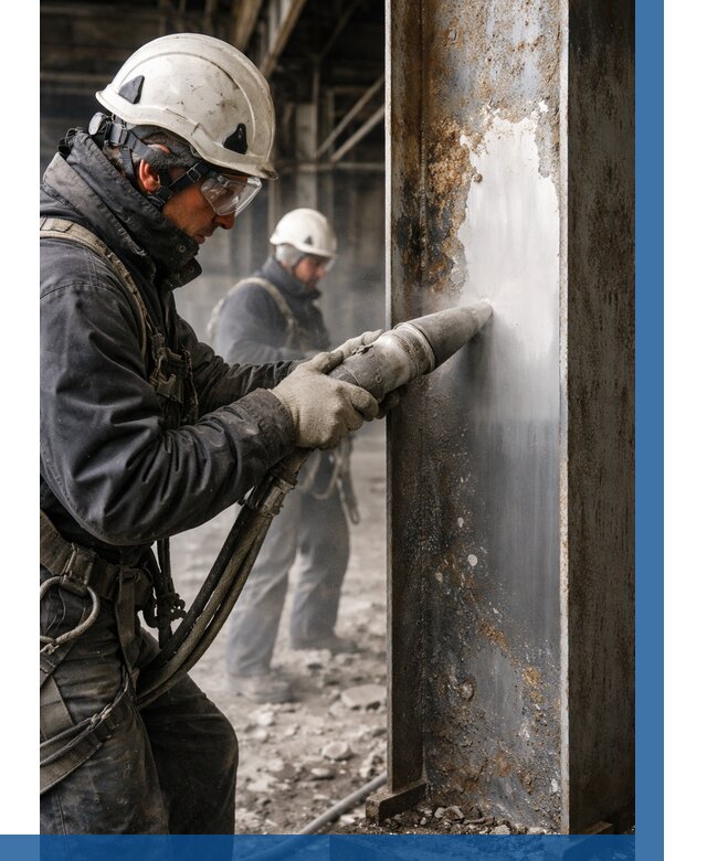 Удаление старой краски с металла в Кулебаках от 464 р. | ВЫСОТНИК-Клб