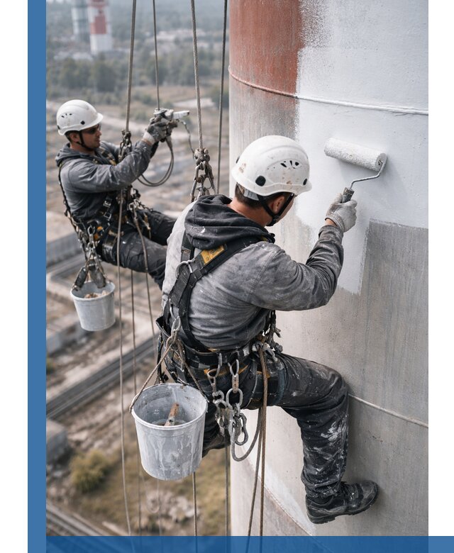 Покраска дымовых труб в Кулебаках: антикоррозийная защита и восстановление