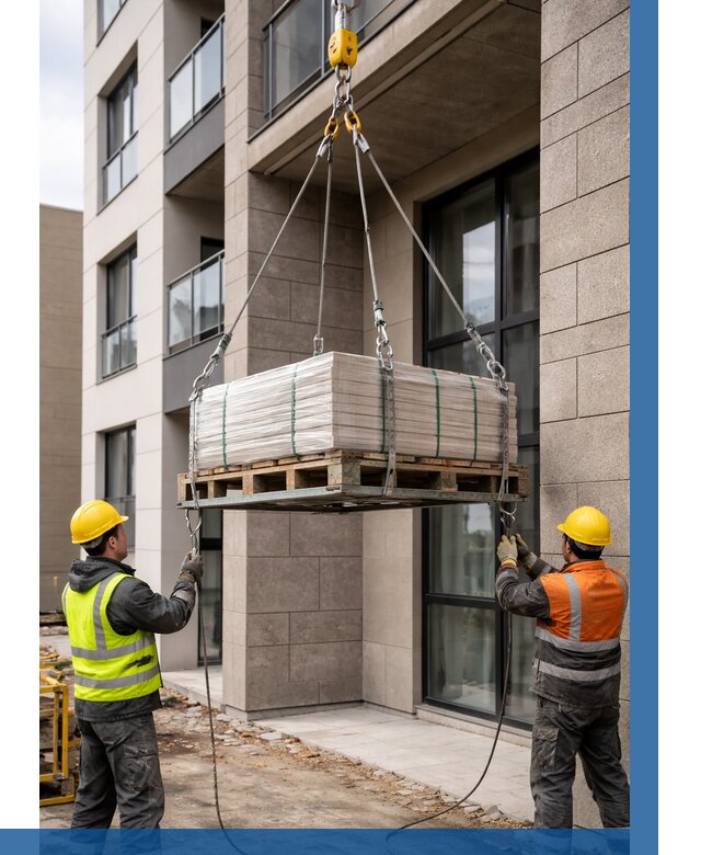 Подъем керамогранита на этаж в Кулебаках от 3607 р. | ВЫСОТНИК-Клб