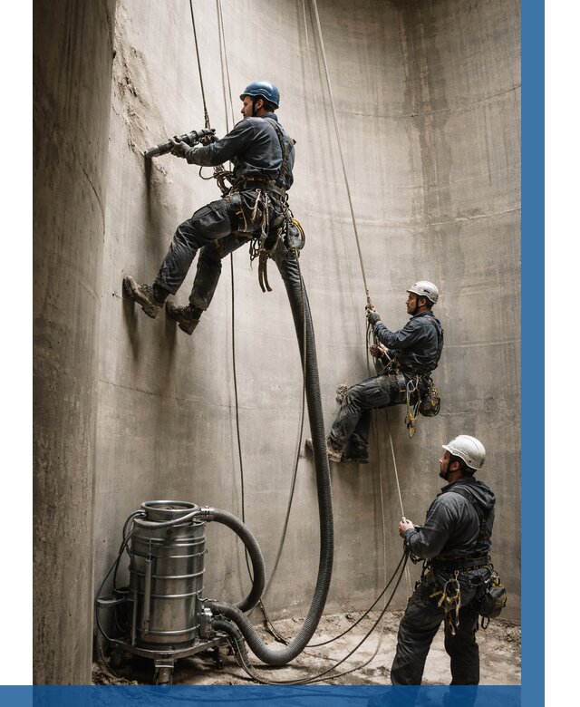 Зачистка силосов в Кулебаках от 4638 р. Договор и смета ВЫСОТНИК-Клб