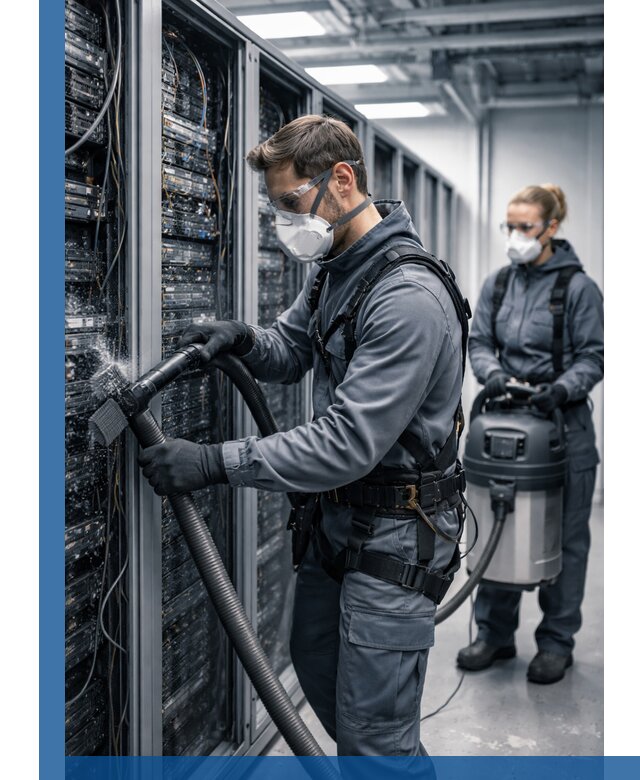 Обеспыливание серверной комнаты в Кулебаках, профессиональная очистка