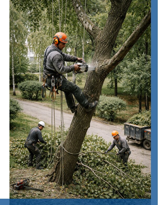 Кронирование деревьев в Кулебаках от 6699 р. | ВЫСОТНИК-Клб